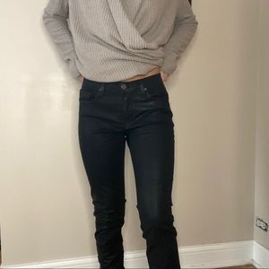 Angry rabbit shiny Jeans